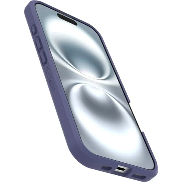 OtterBox Sleek Series MagSafe Hülle für iPhone 16, stoßfest, ultraschlank, transparent/lila, getesteter Militärschutz – Bild 5