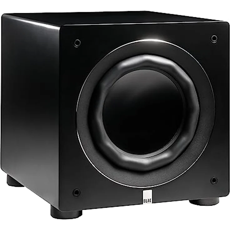 ELAC Reference Serie RS500-SB, Subwoofer mit 10" Treiber, geschlossen, App steuerbar, 500W Verstärkermodul, Seidenmatt Schwarz – Bild 4