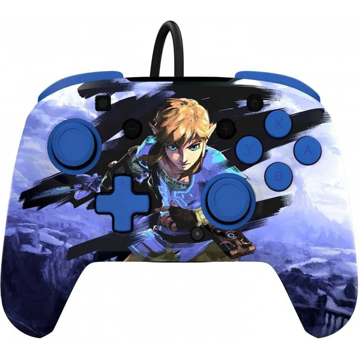 Pdp REMATCH Zelda Warrior Link Nintendo Switch-Controller Mehrfarbig One Size - Mit anpassbaren Features und USB Chat-Funktion