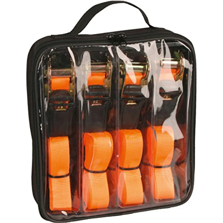 Kerbl Spanngurt-Set mit Ratsche 4-tlg. 5 m 500 kg 37991 – Bild 2