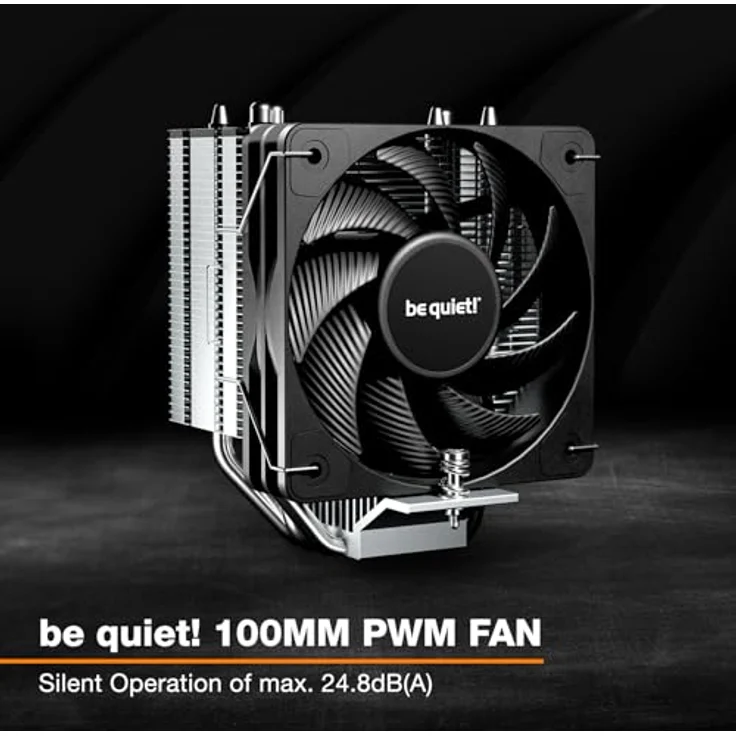 be quiet! Pure Rock Slim 3, CPU Kühler, Schwarz, kompakte Bauweise für effiziente Kühlung – Bild 5