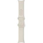 Google Active Sportarmband für die Pixel Watch 3 (45 mm) – Robustes Silikon, wasserdicht, atmungsaktiv – Porcelain, Small