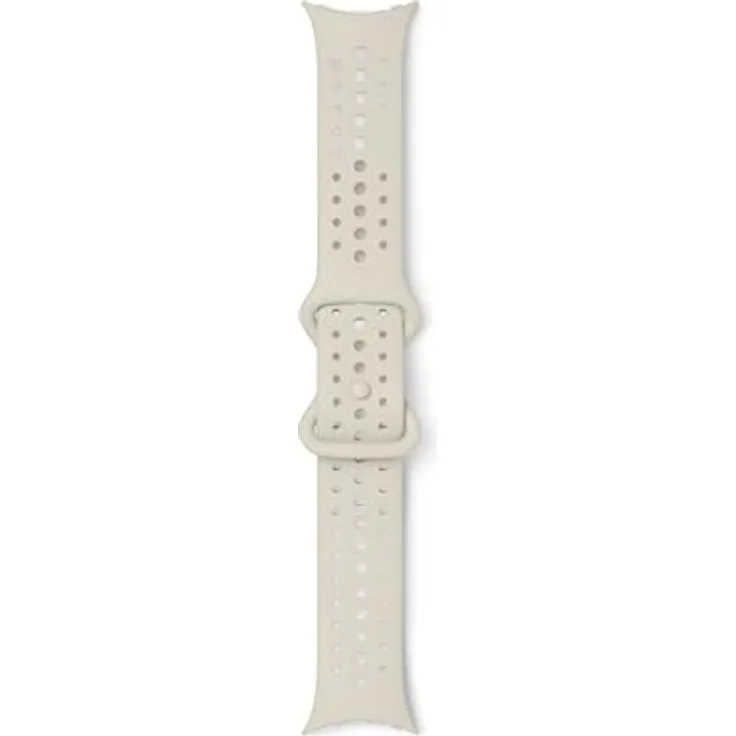 Google Active Sportarmband für die Pixel Watch 3 (45 mm) – Robustes Silikon, wasserdicht, atmungsaktiv – Porcelain, Small