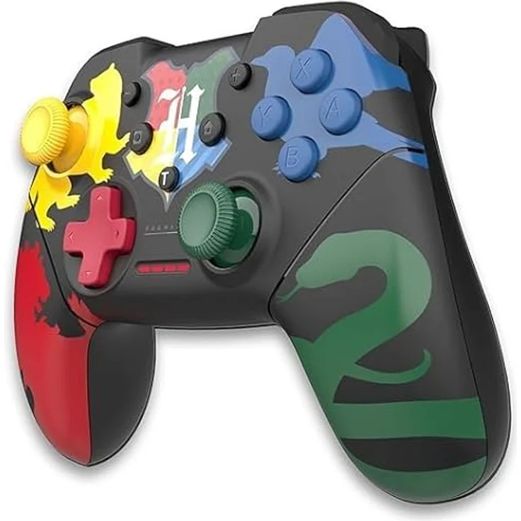 Trade Invaders Harry Potter Wireless Controller für Nintendo Switch, ergonomisches Design mit 4 Hogwarts-Häusern, Mehrfarbig – Bild 2