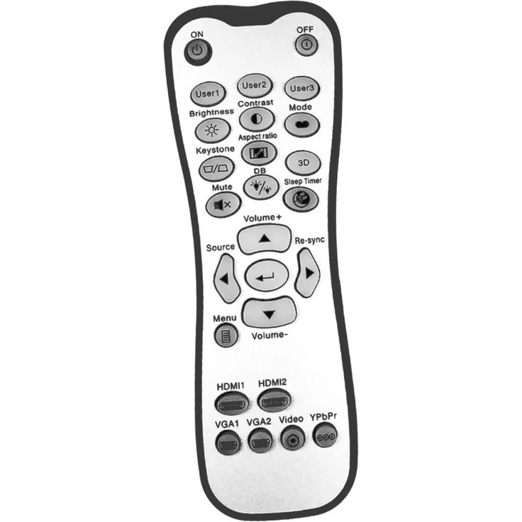 Optoma BR-3001B, 45.78V01G101 Original Fernbedienung für UHD65, UHZ65, HD146X und mehr, sofort einsatzbereit