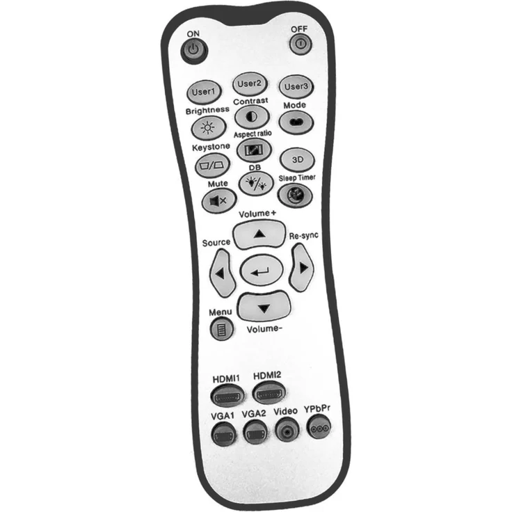 Optoma BR-3001B, 45.78V01G101 Original Fernbedienung für UHD65, UHZ65, HD146X und mehr, sofort einsatzbereit