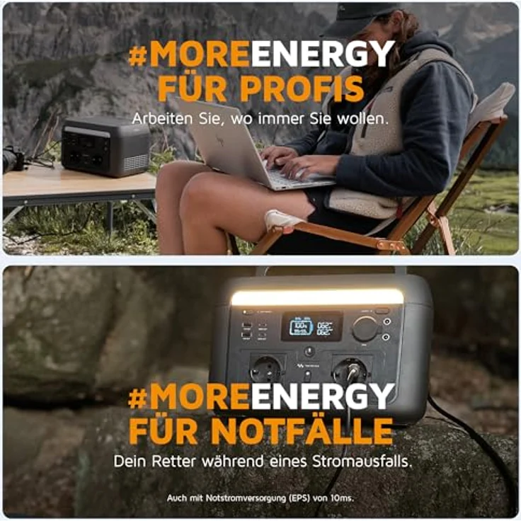 Xtorm Smart Power Station 600W, tragbares Kraftwerk mit 600 Watt, 20000 mAh, 9 Ausgängen, Black – Bild 11