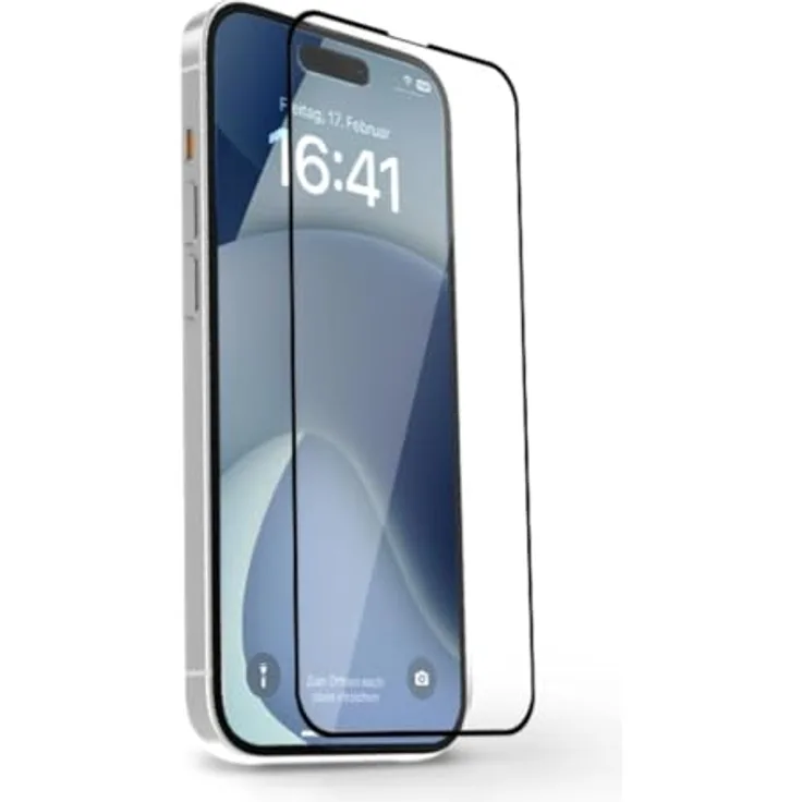 Woodcessories - Japanisches 3D Schutzglas kompatibel mit iPhone 15 Displayschutz, kristallklar