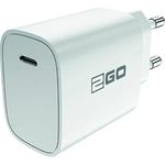2GO Netz-Ladegerät 100V-240V-Power Delivery-weiß USB Type C