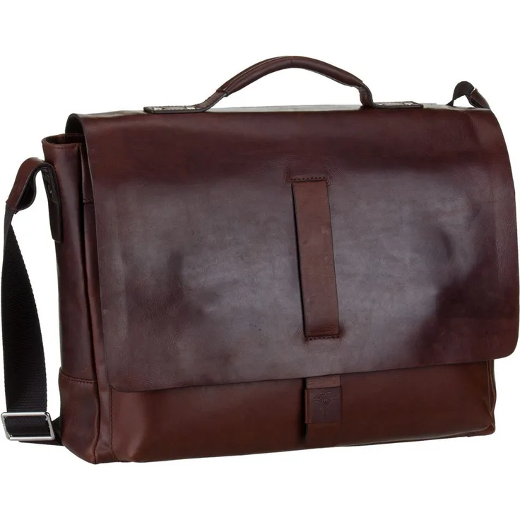 JOOP! Aktentasche Loreto Kreon BriefBag MHF, Laptop-Tasche aus Fettleder in charakteristischer Patina