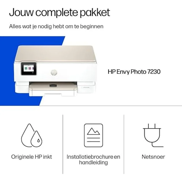 HP ENVY Photo 7230, Multifunktionsdrucker A4 Tintenstrahl mit WLAN, Scanner und Kopierer, Farbe – Bild 4