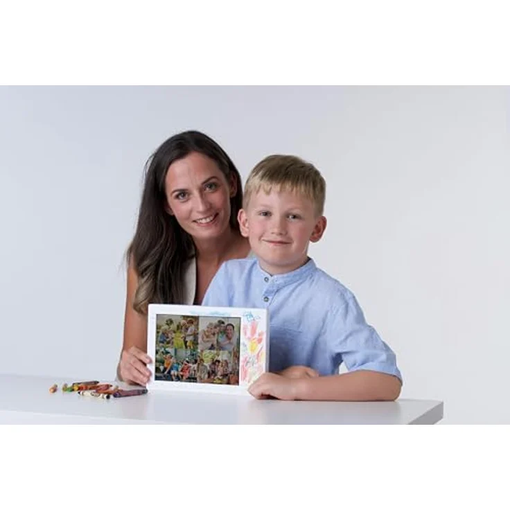 myFirst Frame Doodle (9"), Digitaler Bilderrahmen in Weiss mit kinderfreundlichem Design und Kritzelbereich für kreative Inhalte – Bild 9