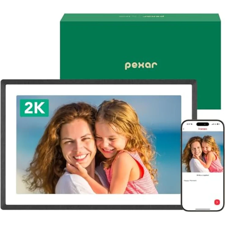 Lexar Pexar 11" Digital Picture Frame, 2K Auflösung 2000x1200 Pixel, WiFi-fähig, 32GB Speicher – Bild 5