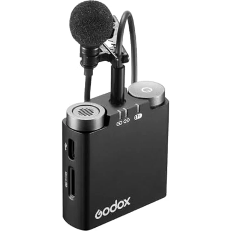 Godox VIRSO M2 2,4 GHz Kabelloses Mikrofonsystem, USB-Anschluss, für Smartphones – Bild 5