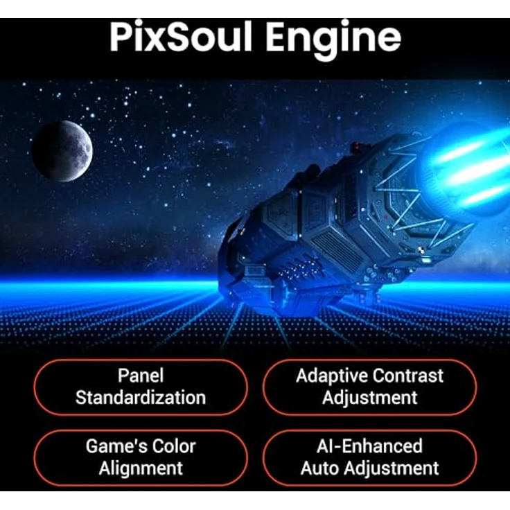 BenQ EX271U, 27” 4K Gaming Monitor mit 165Hz, AI Shadow Phage Technologie und KVM-Funktion – Bild 7