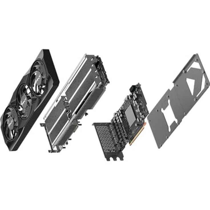 PNY GEFORCE RTX 5070 Ti, 16GB Grafikkarte mit Triple Fan und NVIDIA Blackwell, für hohe Bildraten und kreative Anwendungen – Bild 5