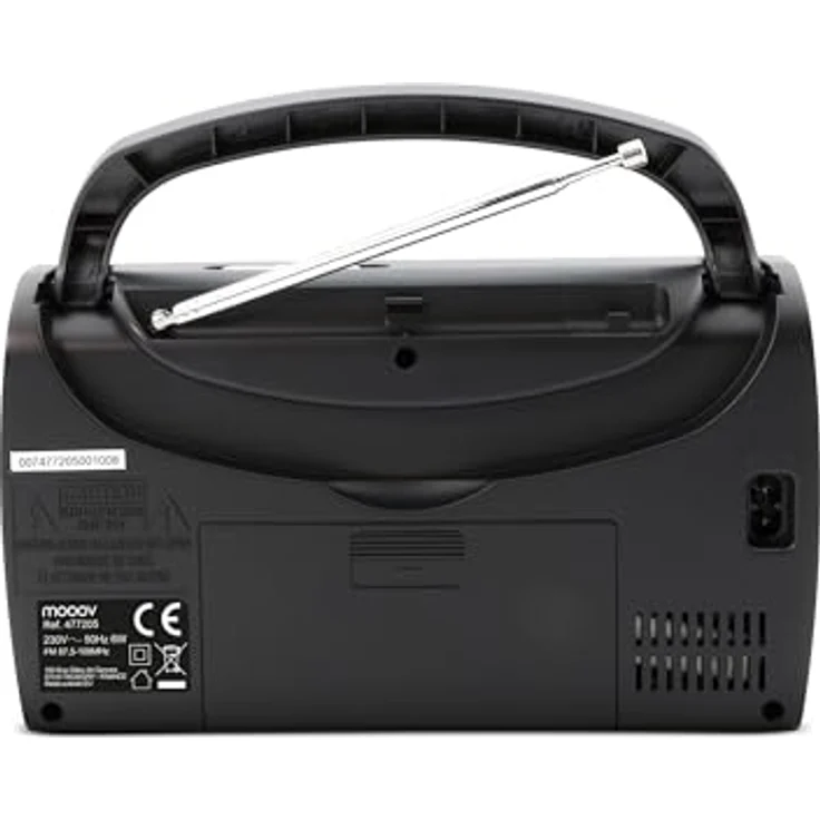 Metronic 477205 Tragbares Radio Schwarz – Bild 5