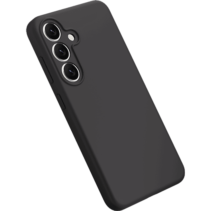ISY ISC-2356 Backcover für Samsung Galaxy S25, Silikonhülle, Schwarz