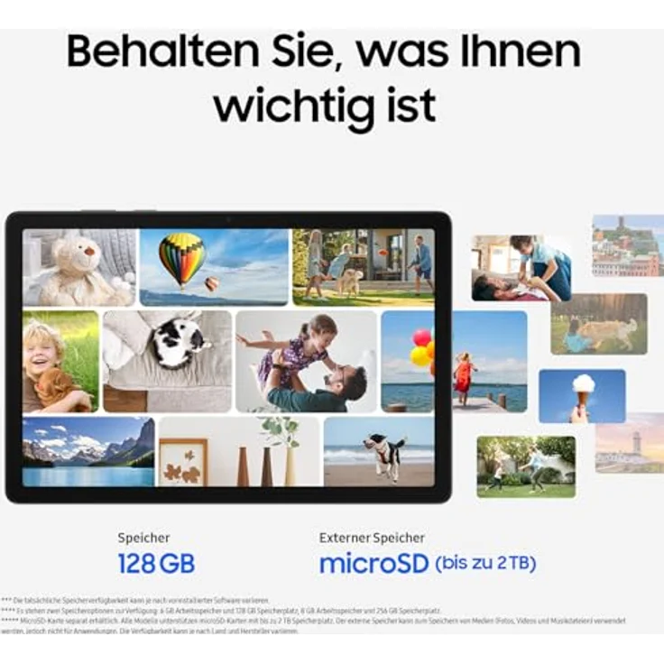 Samsung Galaxy Tab A11+, 11" Tablet mit 128 GB Speicher, 6 GB RAM, Grau, Wi-Fi 5, 90 Hz Display – Bild 5