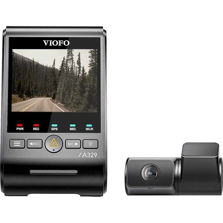 VIOFO A329 2-Kanal Dashcam, 4K bei 60fps, GPS und 2K Rückkamera