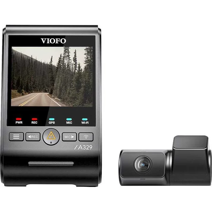 VIOFO A329 2-Kanal Dashcam, 4K bei 60fps, GPS und 2K Rückkamera