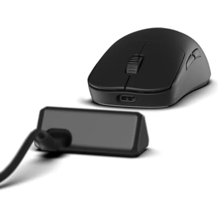 Endgame Gear OP1w 4k v2, Kabellose Gaming-Maus mit 4.000 Hz Polling-Rate, PixArt PAW3950 Sensor, mechanischen Kailh GX Switches, ultraleicht, schwarz – Bild 7