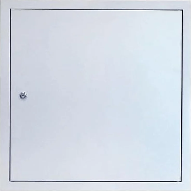 DSIT 3HE Wandschrank, Platzsparender Patch-Schrank mit Weißer Metalltür, 185mm tief, abschließbar, vertikale Montage, Maße 600x185x600mm – Bild 2