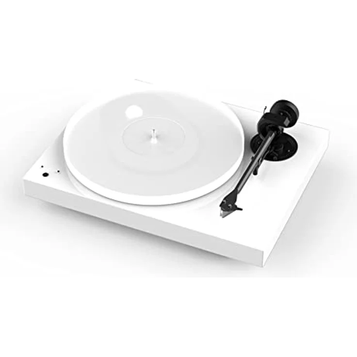 Pro-Ject X1 B, True Balanced Plattenspieler mit elektronischer Geschwindigkeitsumschaltung, Carbon Tonarm und Acrylplattenteller, inkl. Pick it S2 MM, Hochglanz Weiß – Bild 1
