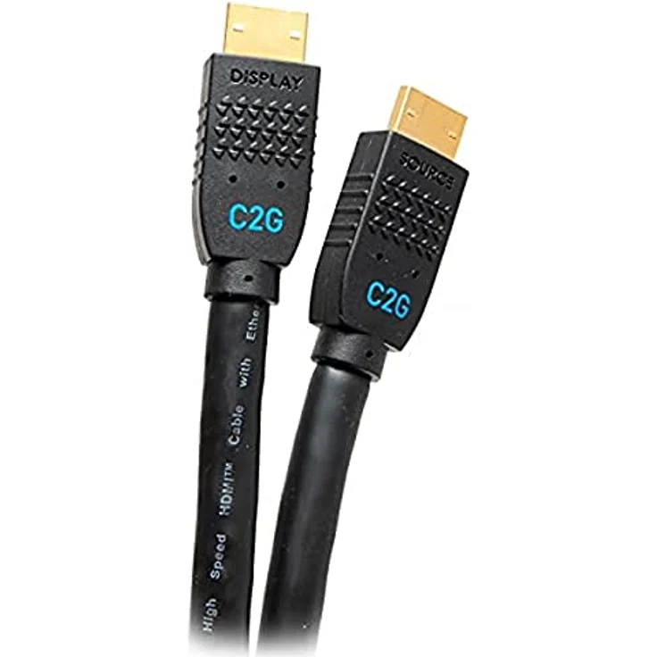 C2G 35 ft Performance Series Ultra Flexible Active High Speed HDMI-Kabel – 4K 60 Hz, CMG (FT4) zertifiziert, für Xbox, Blu-ray, PS5, Smart TV, Soundbar, Monitoren – Bild 2