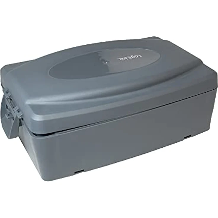 LogiLink LPS223 - wetterfeste Elektronik Box für den Aussenbereich (Outdoor) in grau mit Staub und Spritzwasserschutz (IP54), 32x21x11.5cm – Bild 2