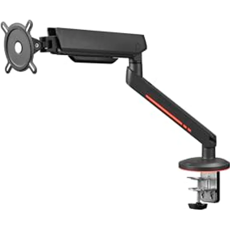 One for All Monitor Halterung Experience RGB Single, 360° drehbar und 180° schwenkbar für Monitore bis 45'', Schwarz – Bild 3