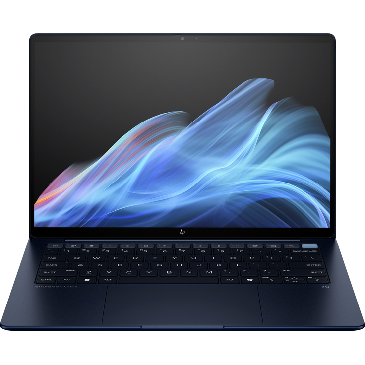HP EliteBook Ultra G1i B66P0ES, 14" 2.8K OLED Laptop mit Intel Core Ultra 7, 32GB RAM, 512GB SSD, blau, Windows 11 Pro