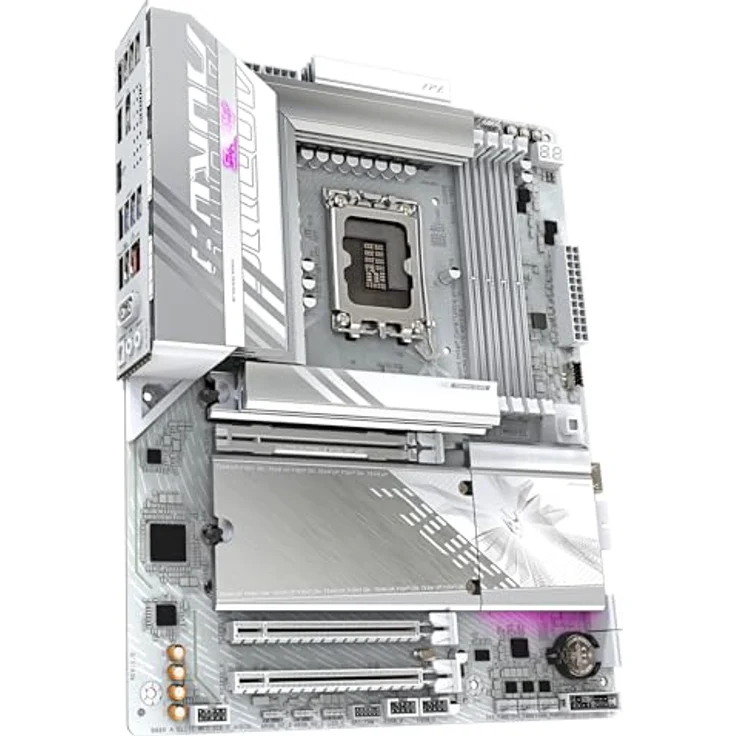 Gigabyte B860 AORUS Elite WIFI7 Ice Mainboard - 14+1+2+1 Phasen VRM, bis zu 9200MHz DDR5, PCIe 5.0, 2x M.2, 2,5 GbE LAN, WiFi 7, USB 4 – Bild 3