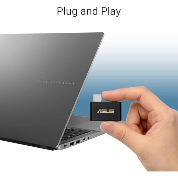 ASUS USB-BE93 Mini, Kabelloser WLAN Stick mit USB Typ-C und Wi-Fi 7 (802.11be), Schwarz – Bild 6