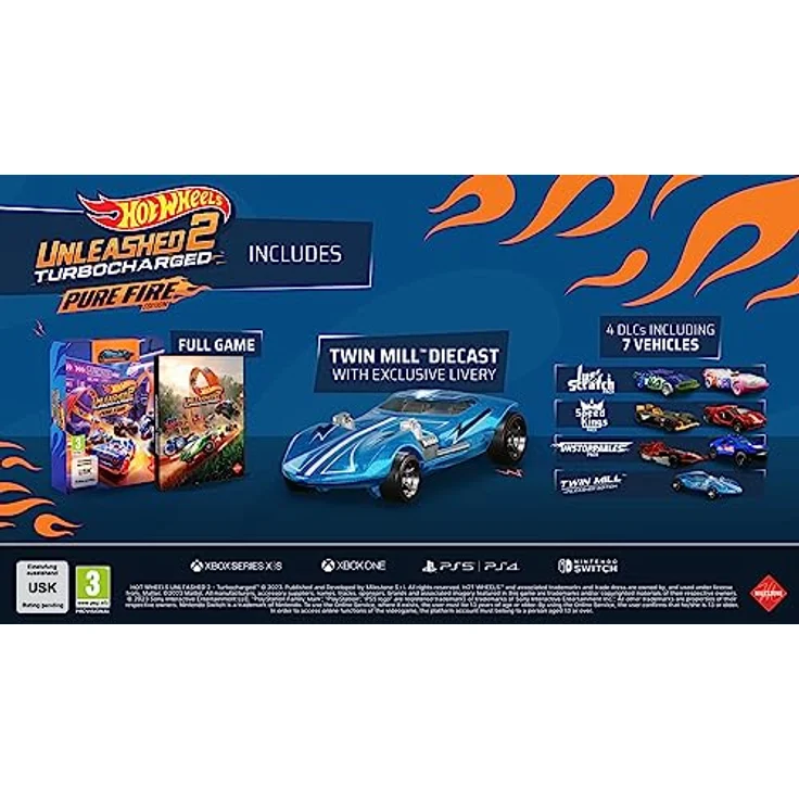 HOT WHEELS UNLEASHED 2 - Turbocharged Pure Fire Edition (PlayStation 5) – Bild 2