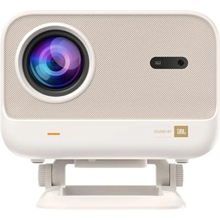 Yaber L2 Plus, Full HD Beamer mit 700 lm Helligkeit, 1.38:1 Projektionsverhältnis, Weiss