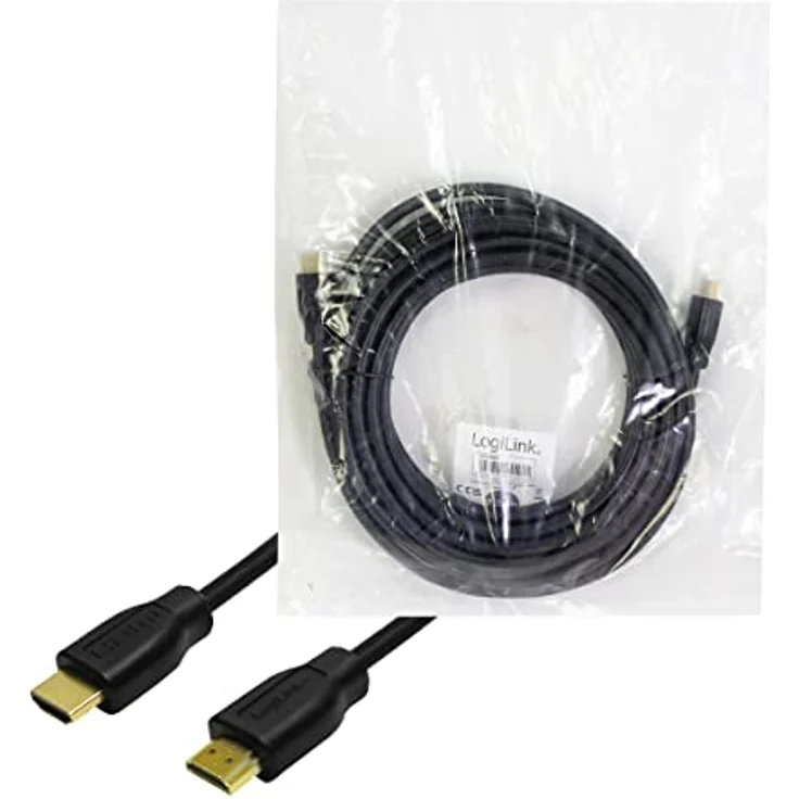 HDMI-Kabel LogiLink Ethernet A -> A St/St 2.00m sw – Bild 9