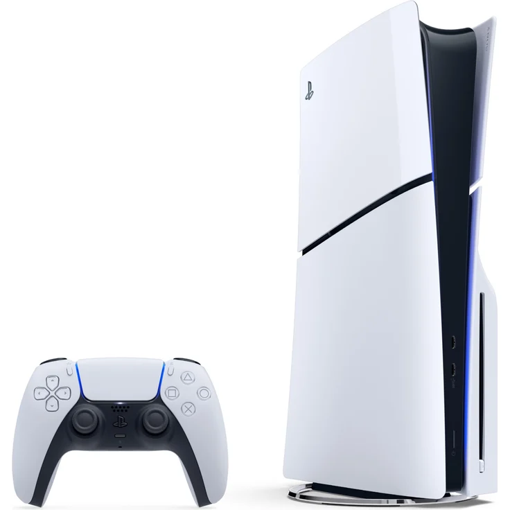 Sony PlayStation 5 Slim (mit Laufwerk), 1TB SSD, 4K & 8K Support, Dual-Color, inkl. Wireless Controller – Bild 1
