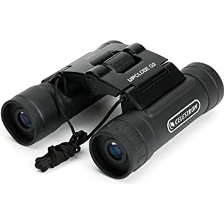 Celestron 71232 UpClose G2 10 x 25 Dachkantprismen-Fernglas, Schwarz - Kompaktes, mehrfach vergütetes Fernglas mit praktischem Klappdesign – Bild 2
