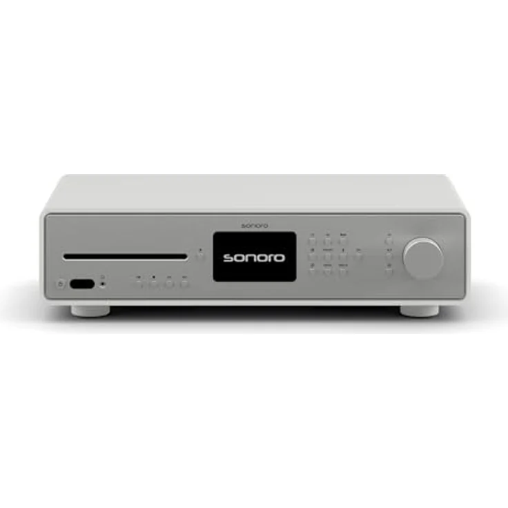 sonoro Maestro Quantum HiFi-Receiver mit CD Player, Bluetooth und Internetradio - Matt Weiß – Bild 1