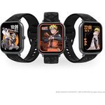 Abyx FIT Touch 3 Naruto Edition Smartwatch – Bluetooth-Anruf, 123 Modi, 1,83 Zoll (4,7 cm) TFT-Touchscreen, IP67 wasserdicht, Gesundheitsfunktionen, Push-Benachrichtigungen, Android/iOS – Naruto