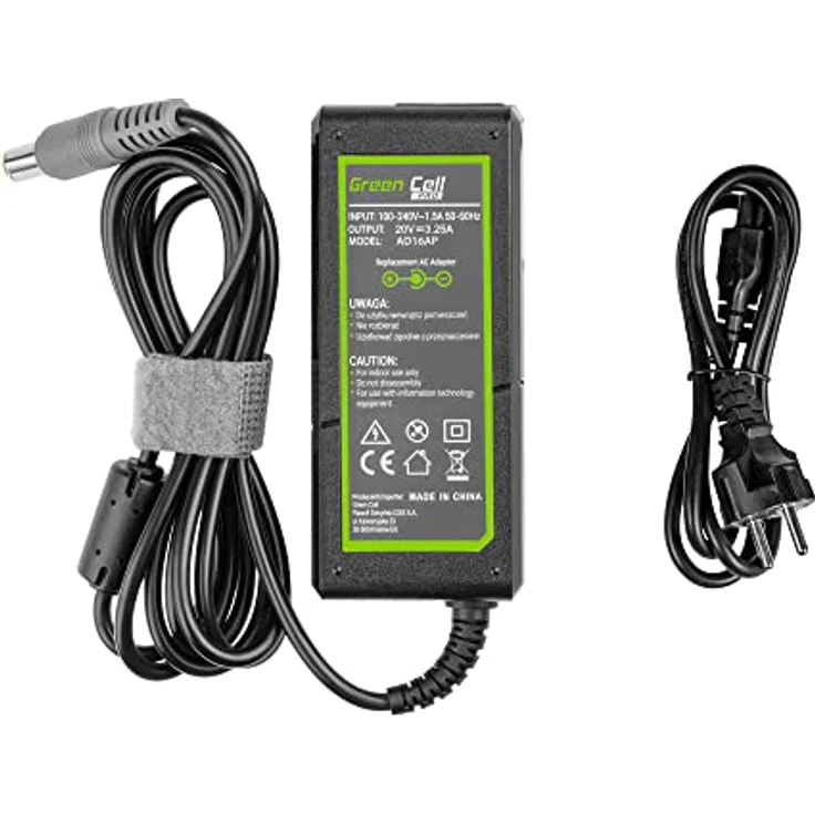 Green Cell 20V 3.25A 65W Netzteil für Lenovo Notebooks, PRO-Serie mit 1,2 m Kabel, hohe Effizienz und lange Lebensdauer – Bild 4