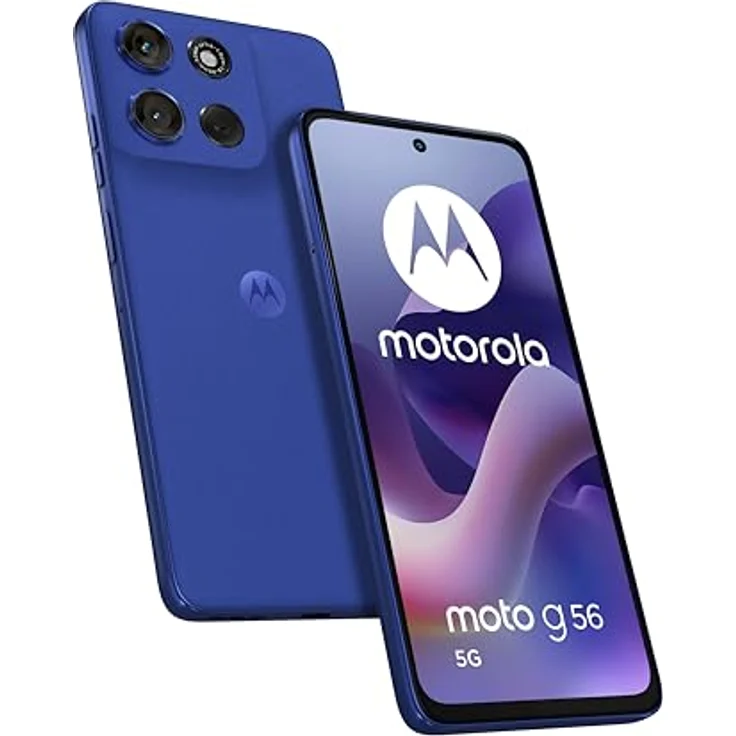 MOTOROLA moto g56 5G, Smartphone mit 256 GB Speicher, 50 MP Kamera und Dazzling Blue Finish – Bild 1