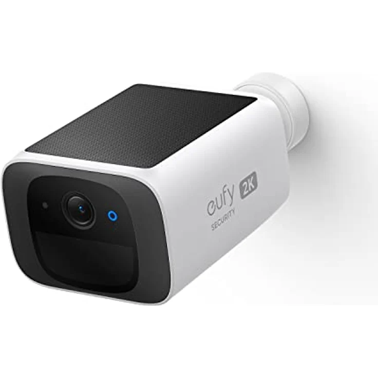 eufy Security überwachungskamera aussen S220 SoloCam, 2K Auflösung, überwachungskamera aussen solar, Nonstop Power mit Solar, 2,4 GHz WLAN, ohne ABO, ohne monatliche Kosten – Bild 1