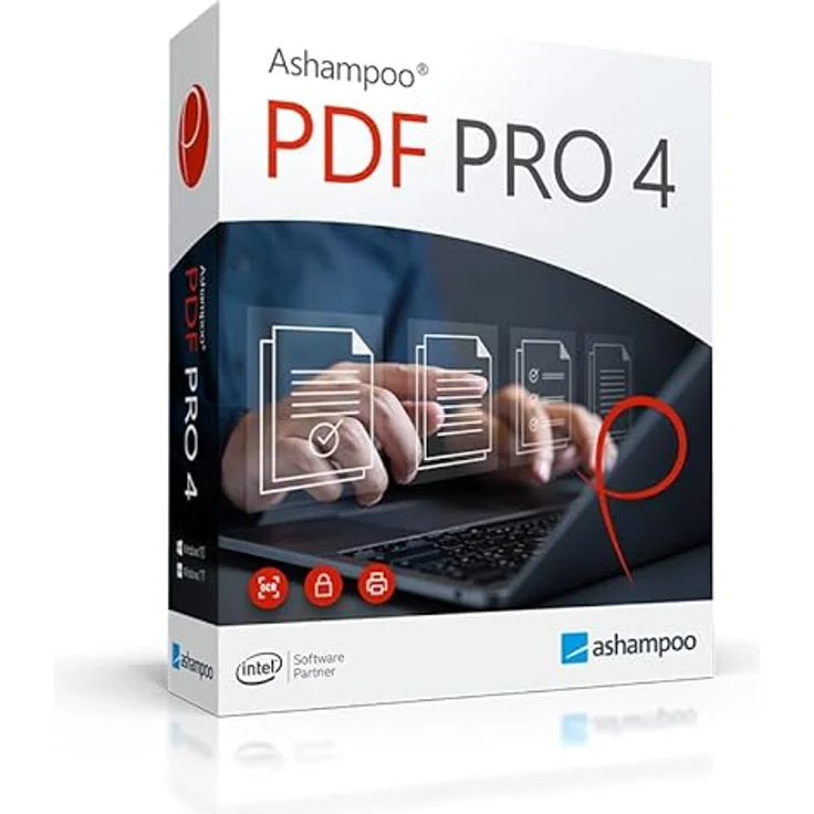 Ashampoo PDF Pro 4 – PDF-Bearbeitung, -Konvertierung und -Erstellung, Lifetime-Lizenz für 1 PC, Aktivierungscode per Product Key Card – Bild 1