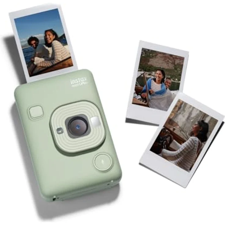 INSTAX Mini LiPlay Matcha Green, Fotodrucker mit Selfie-Spiegel und QR-Code-Tonung – Bild 5