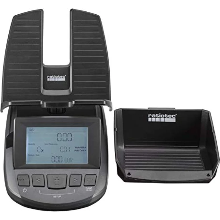 ratiotec RS 2000, Geldzählmaschine mit dynamischer Wiegefunktion für EUR | GBP | CHF, Made in Germany – Bild 2