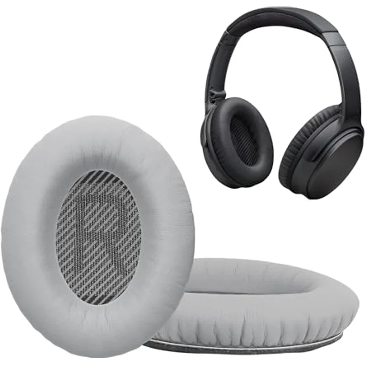 kwmobile Kopfhörer (2x Ohrpolster für Bose Quietcomfort 35 - QC35 wireless II - Kunstleder Ersatz Ohr Polster für Overear Headphones) – Bild 9