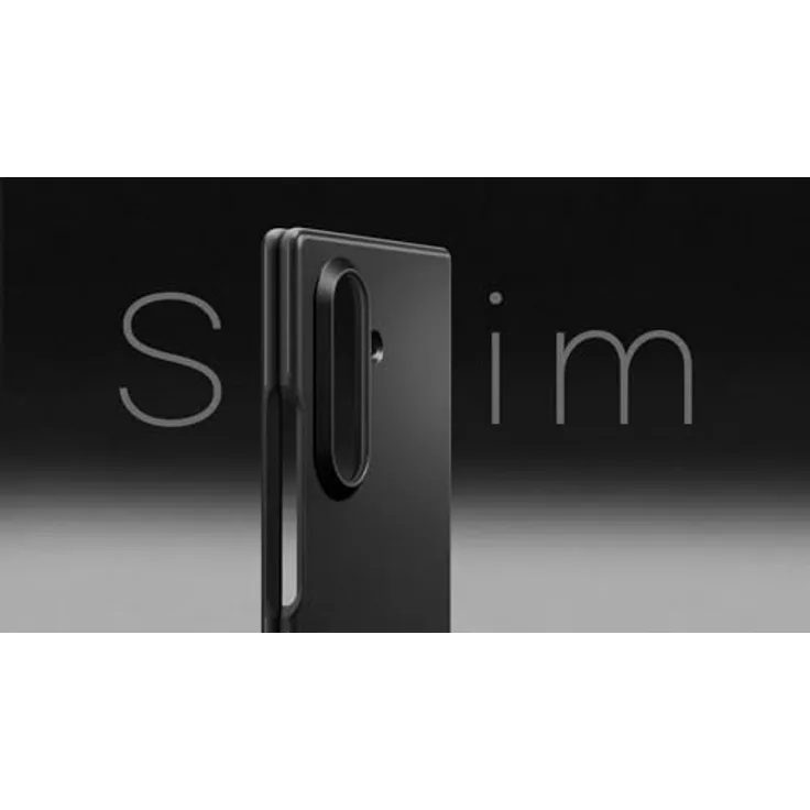 Designed for Samsung Spigen ThinFit Magnet Case für Galaxy Z Fold7, schlanke Handy-Hülle mit Magnet, Air Cushion Technologie, Qi2-Charger kompatibel, Schwarz