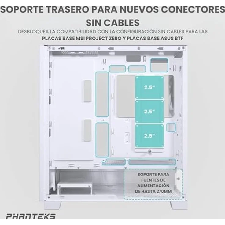 Phanteks XT Pro Ultra Tempered Glass Windows, D-RGB - weiß – Bild 5